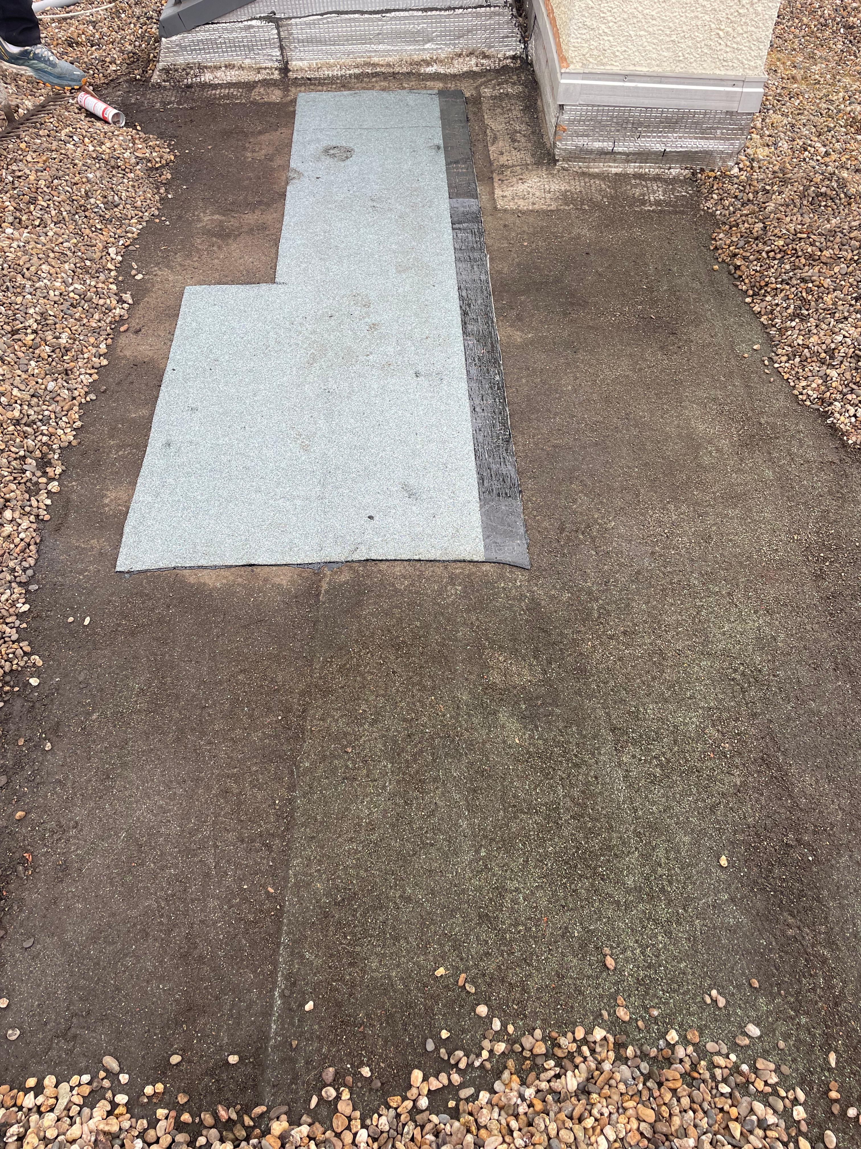 Reparation sur toit terrasse